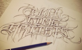 Hand Drawn, Custom Lettering & Artwork.