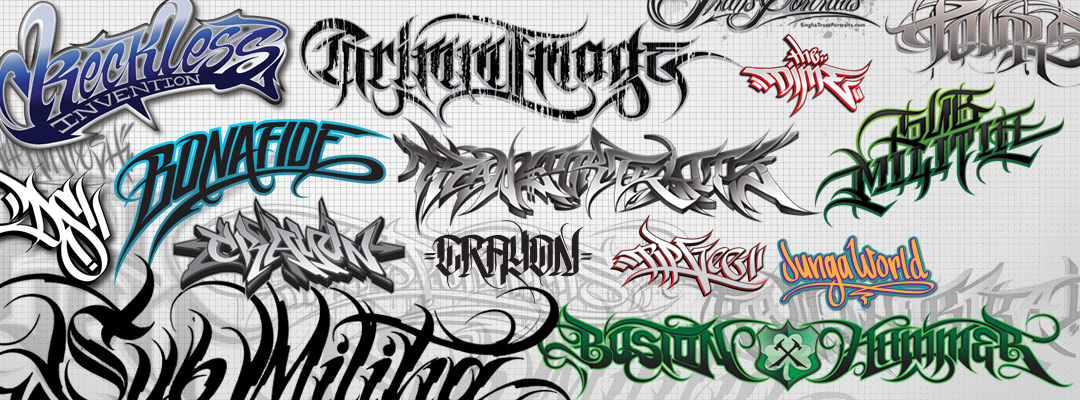 Custom Lettering – Vector artwork for logos, clothing, tattoos & more…