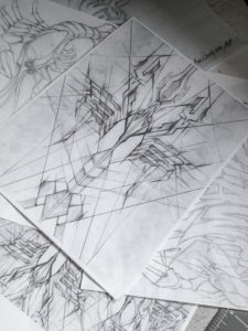 Crawfish geometric sketches