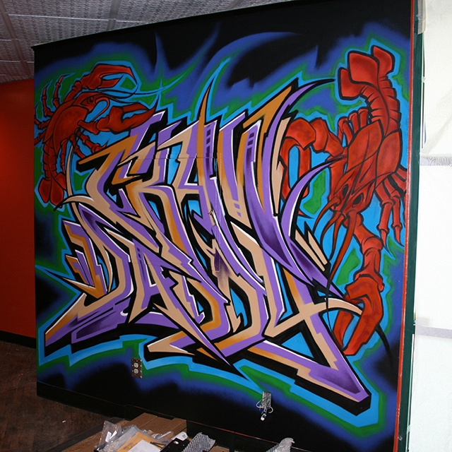 Crawdaddy Graffiti by Raseone